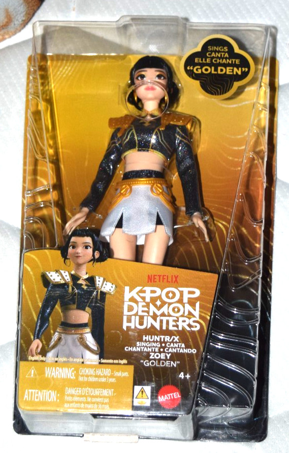 KPop Demon Hunters HUNTR/X Zoey Golden Singing Doll – IN HAND