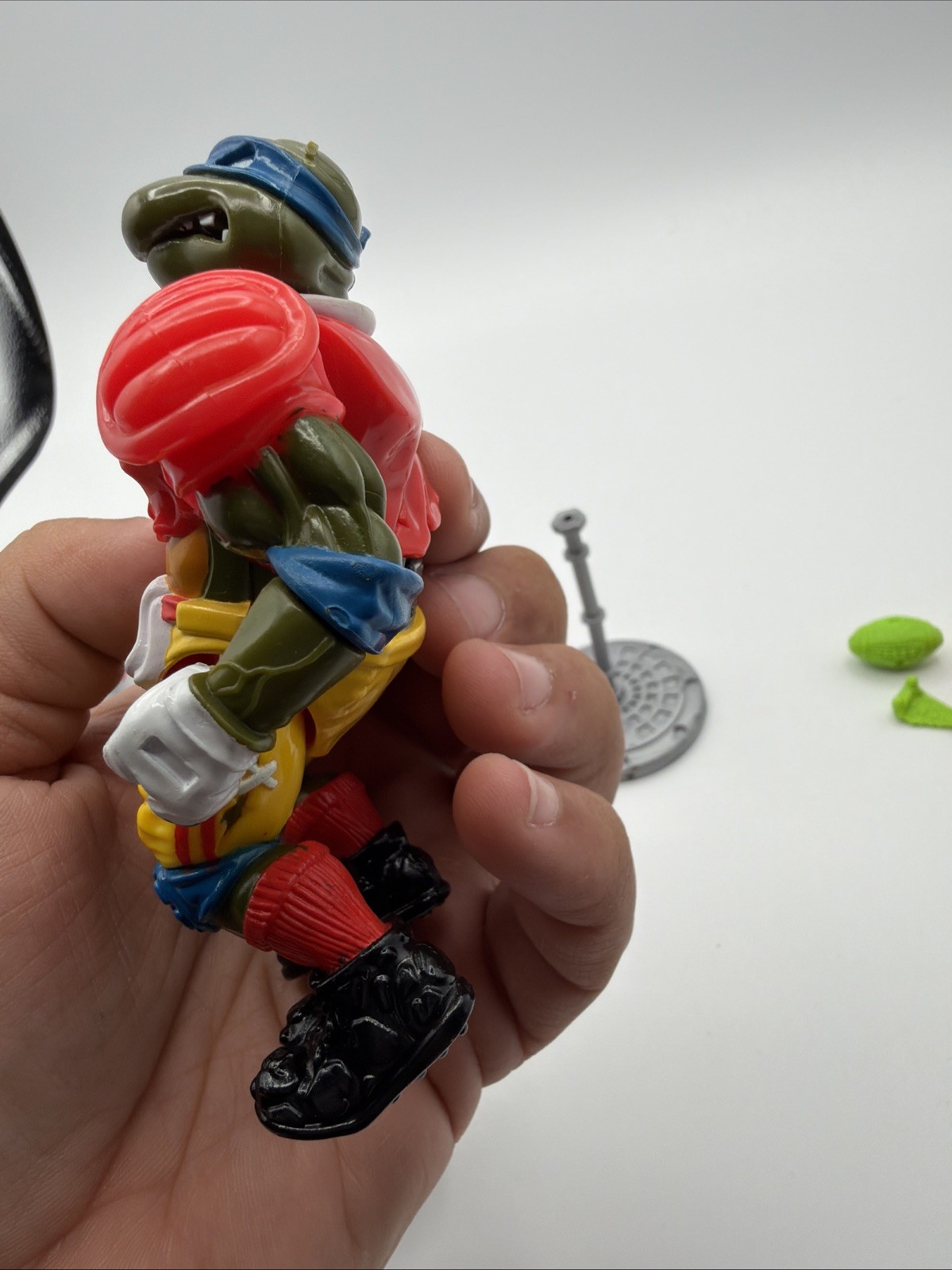Playmates 1991 TMNT Sewer Sports Lot Leo Mikey Ralph Football Baseball