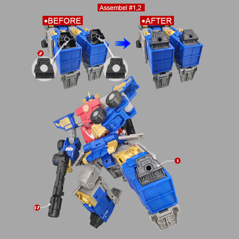 3D DIY Filler Filling Parts Upgrade Kit For Legacy Evolution Armada OP Prime