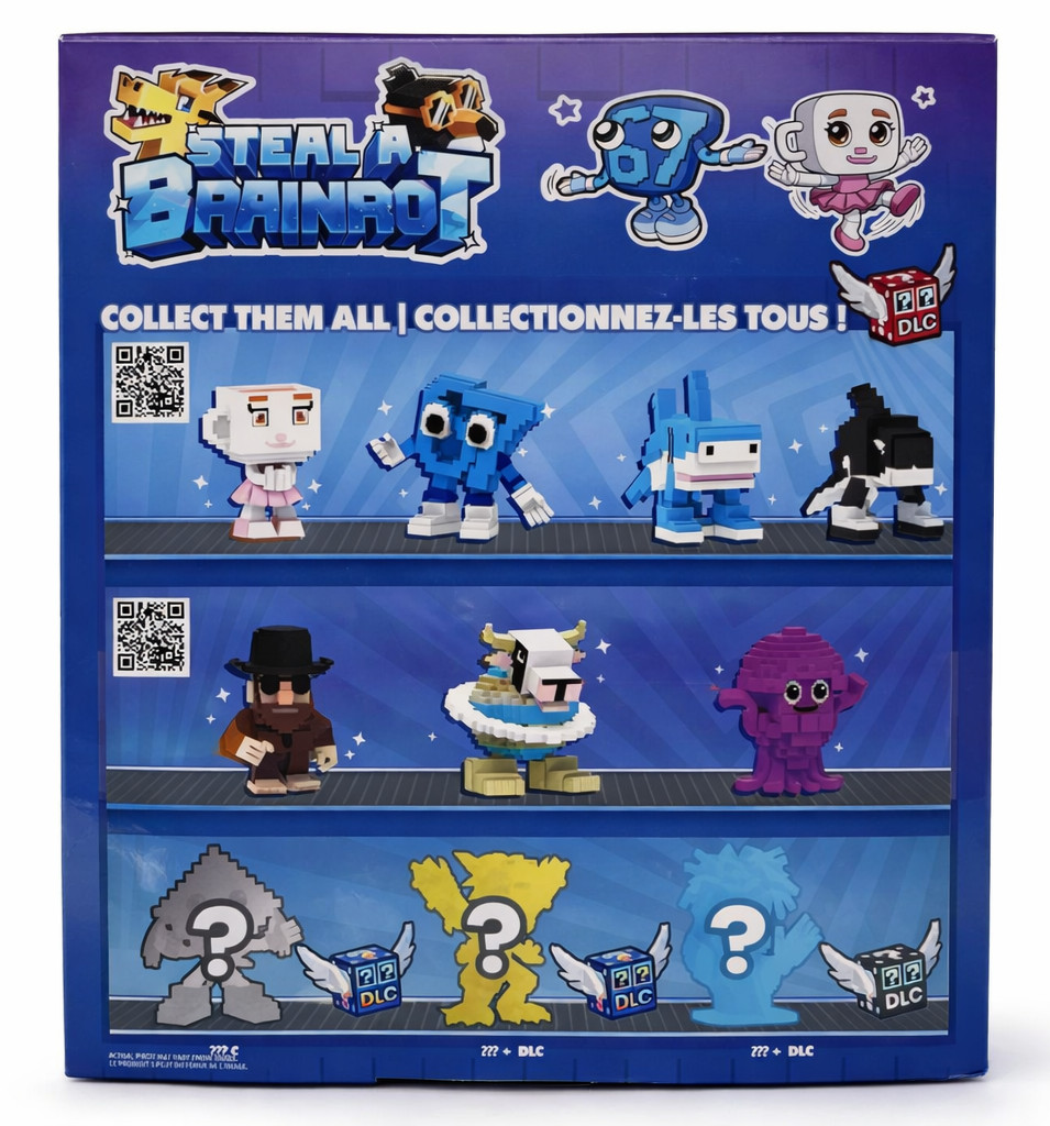 4x Steal a Brain Rot Roblox Official Blind Bag Figure w/ DLC Code Unreleased