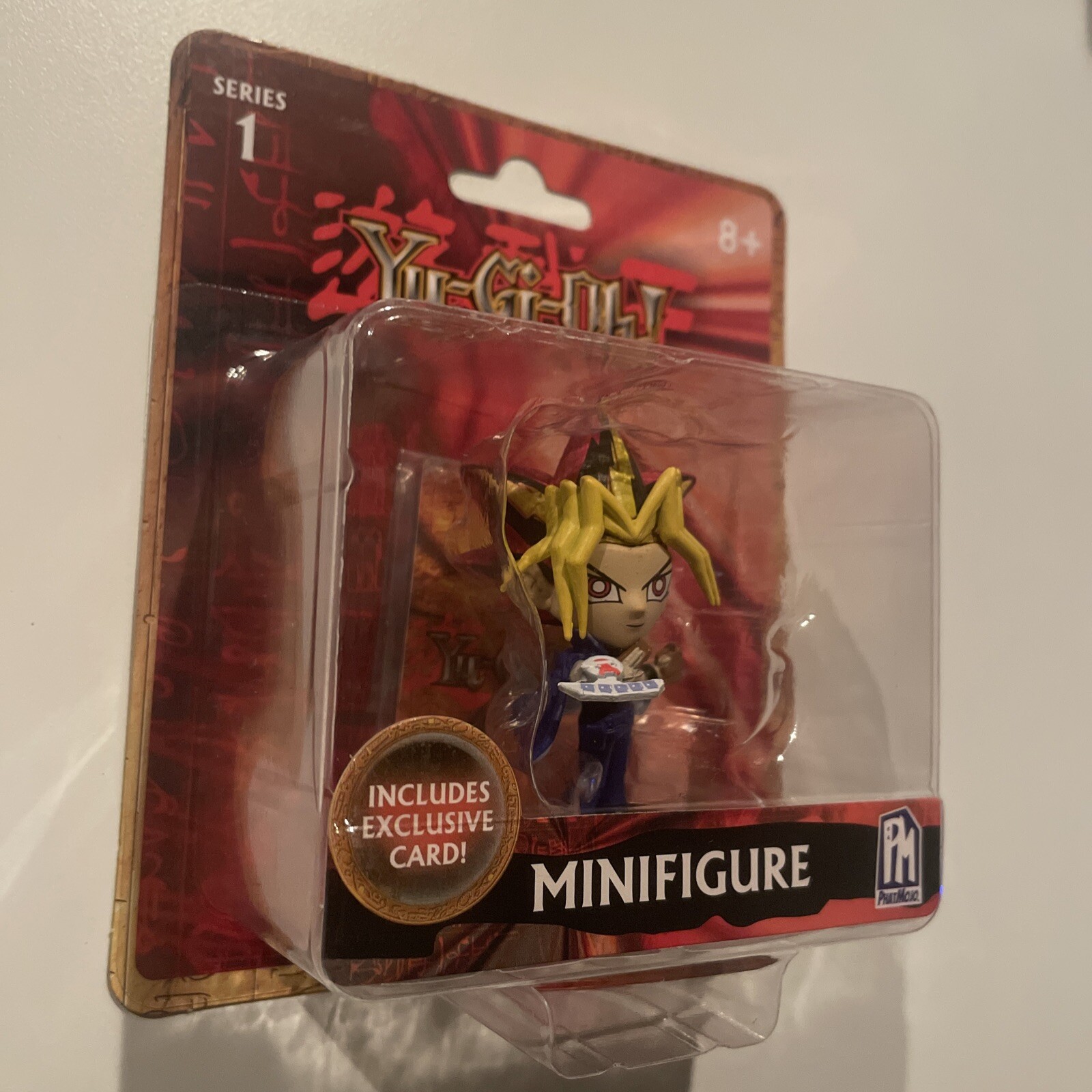 2020 Phat Mojo Series 1 YuGiOh ( Yami Yugi) Mini Figure exclusive Card