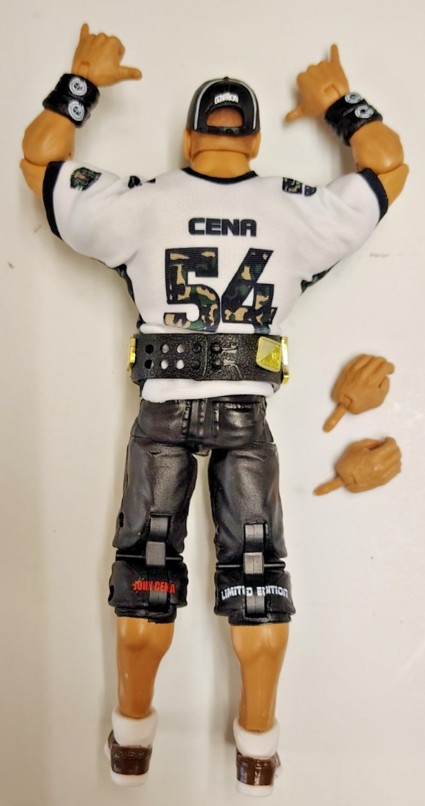 WWE Elite Hall Of Champions 7″ JOHN CENA (Spinner Belt) From 4 Pack Complete.