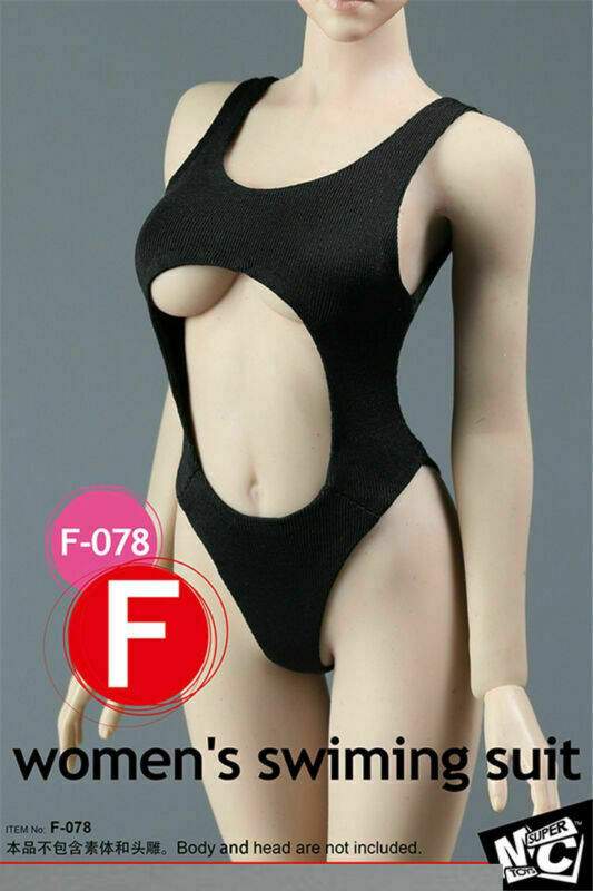 SUPERMCTOYS F-078 1/6 Sexy Woman Swimsuit Underwear Clothes Set F12” Body