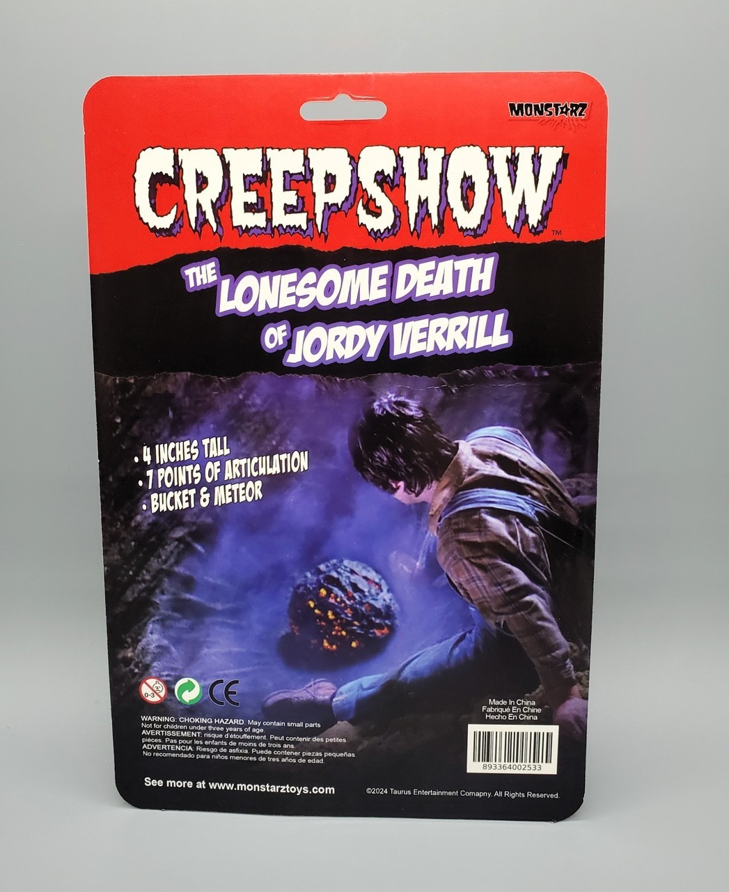 Monstarz Creepshow Lonesome Death of Jordy Verrill Action Figure Stephen King #1