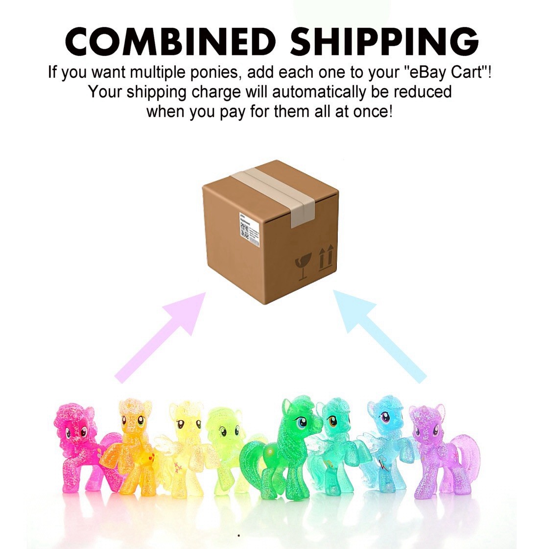 My Little Pony Blind Bag «THE MANE 6» lot (SPARKLE FRIENDS set) Mini FIM G4