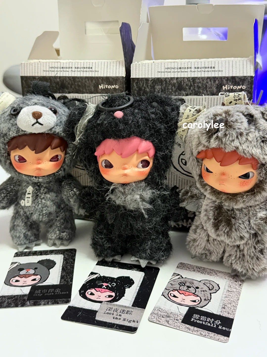 Authentic Hirono Road Journal Series Blind Box Plush Doll Gift Toys Hot
