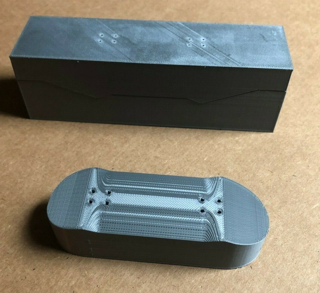 DIY Fingerboard Mold 3D Printed 40mm Wide With Fingerboard Shape
