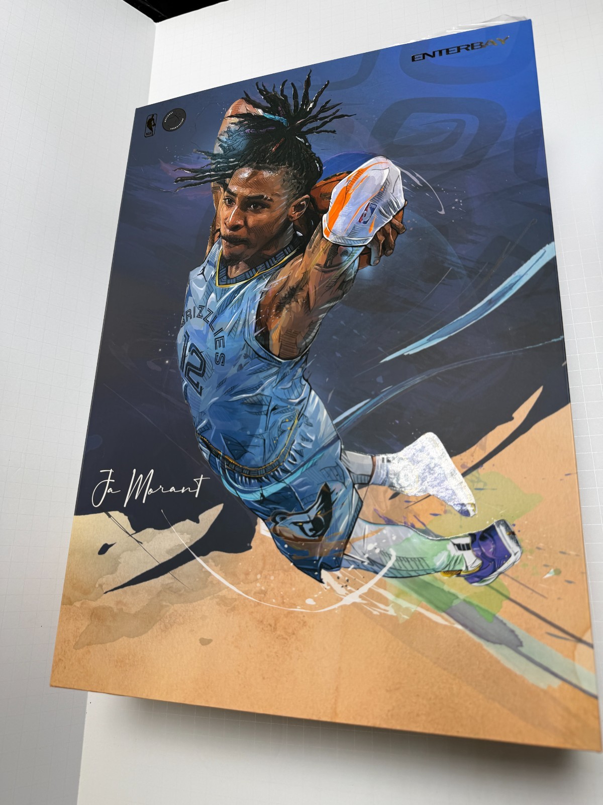 Ja Morant Enterbay Real Masterpiece Realistic In Stock 1/6 Figure Memphis Grizzl