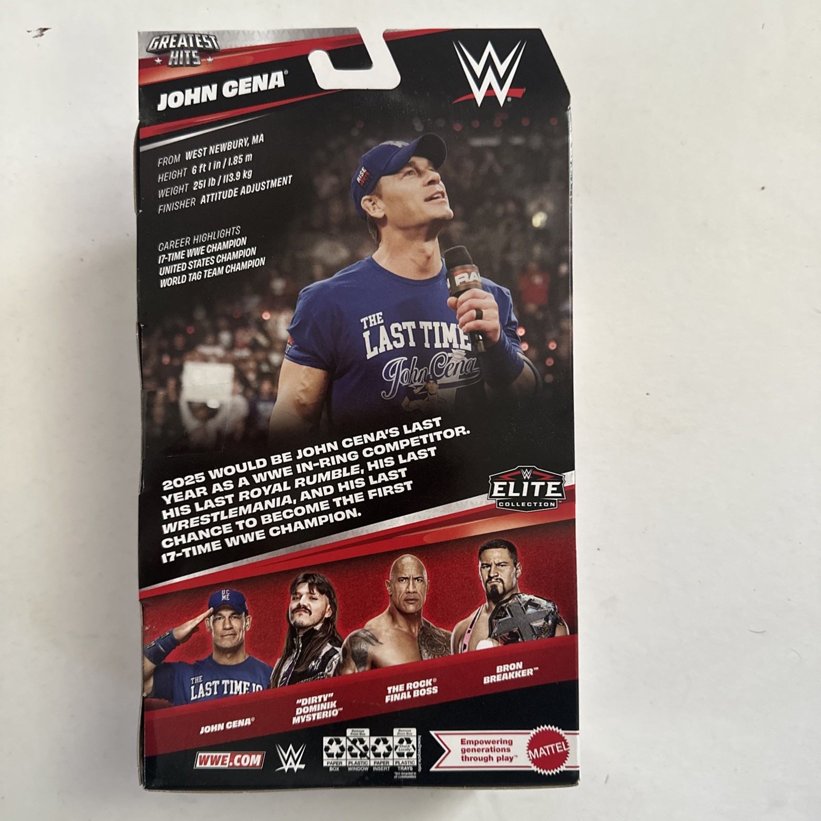 WWE – Elite Greatest Hits – John Cena – NEW