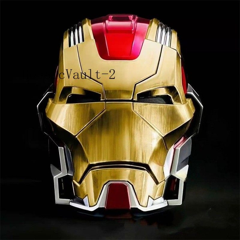 Iron Man MK17 Heart breaker Helmet 1/1 Wearable English Voice-controll Mask Toy