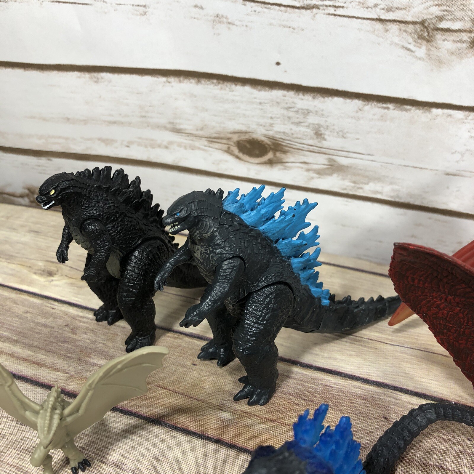Godzilla Action Figures LOT OF 15 TV Movie Monsters Rodan, Many Godzillas