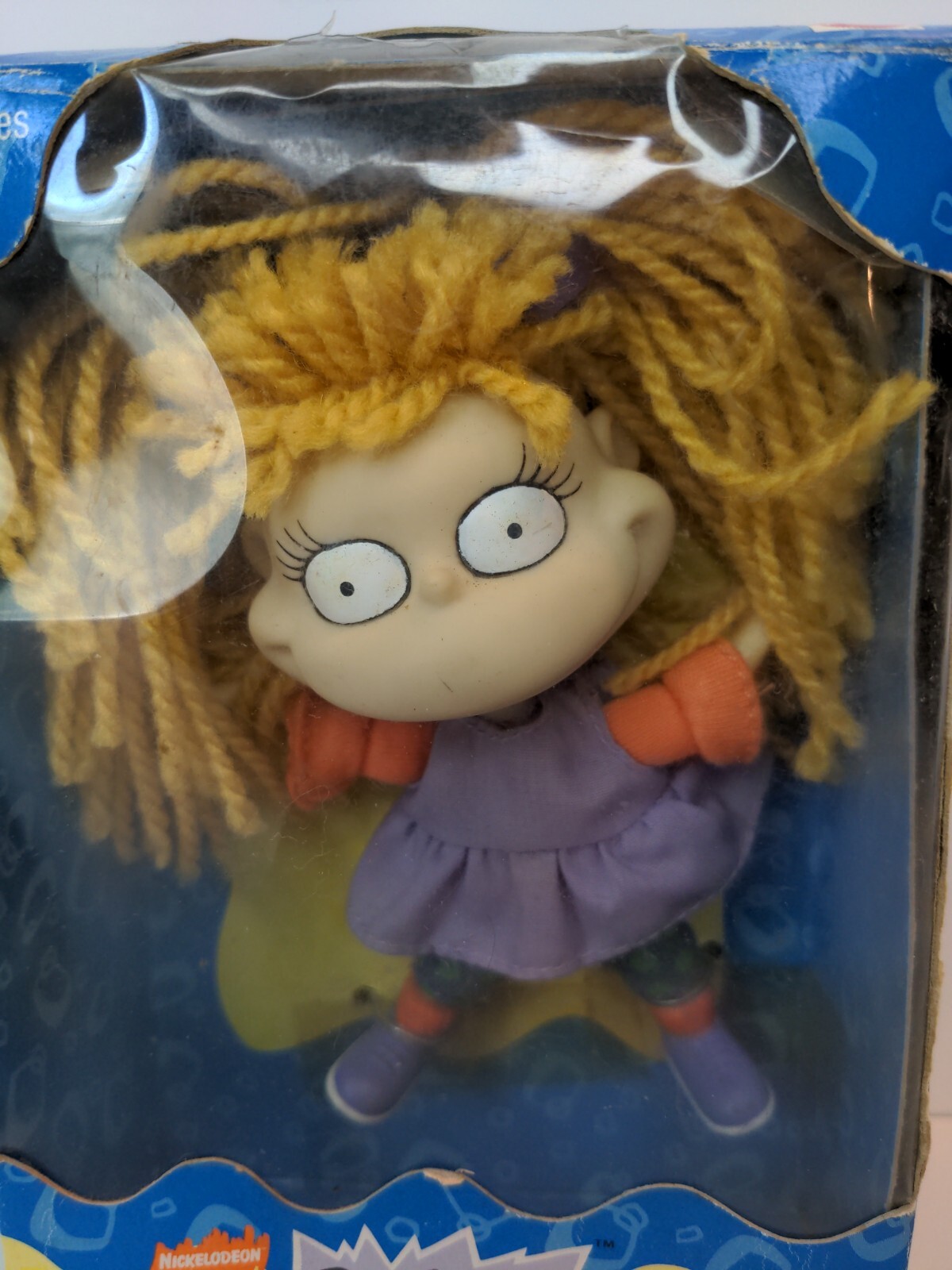 1997 Rugrats Mattel Doll Angelica Pickles 4.75″ Figurine Viacom TV Movie Vintage