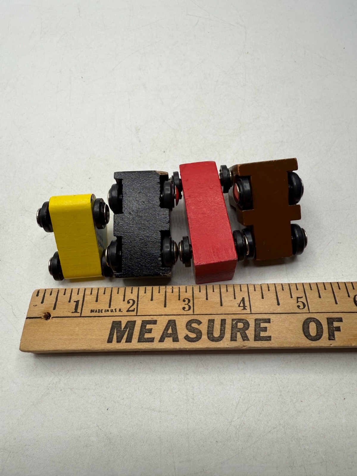 Assorted Wooden Vehicles Multicolor Possibly Thomas and Friends