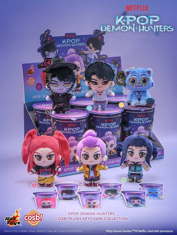 PRE-ORD Hot Toys K-POP: Demon Hunters Series Cosbi Plush Keychain Blind Box