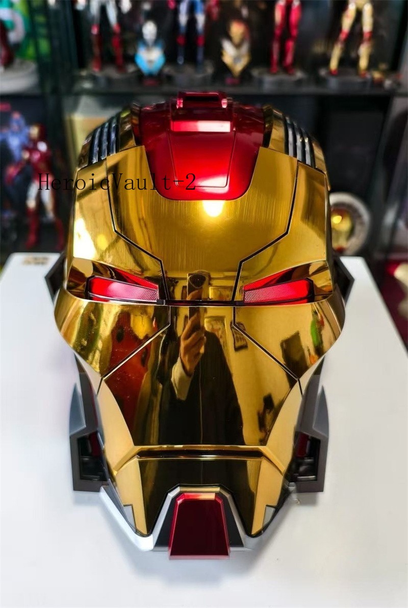 Iron Man MK17 Heart breaker Helmet 1/1 Wearable English Voice-controll Mask Toy