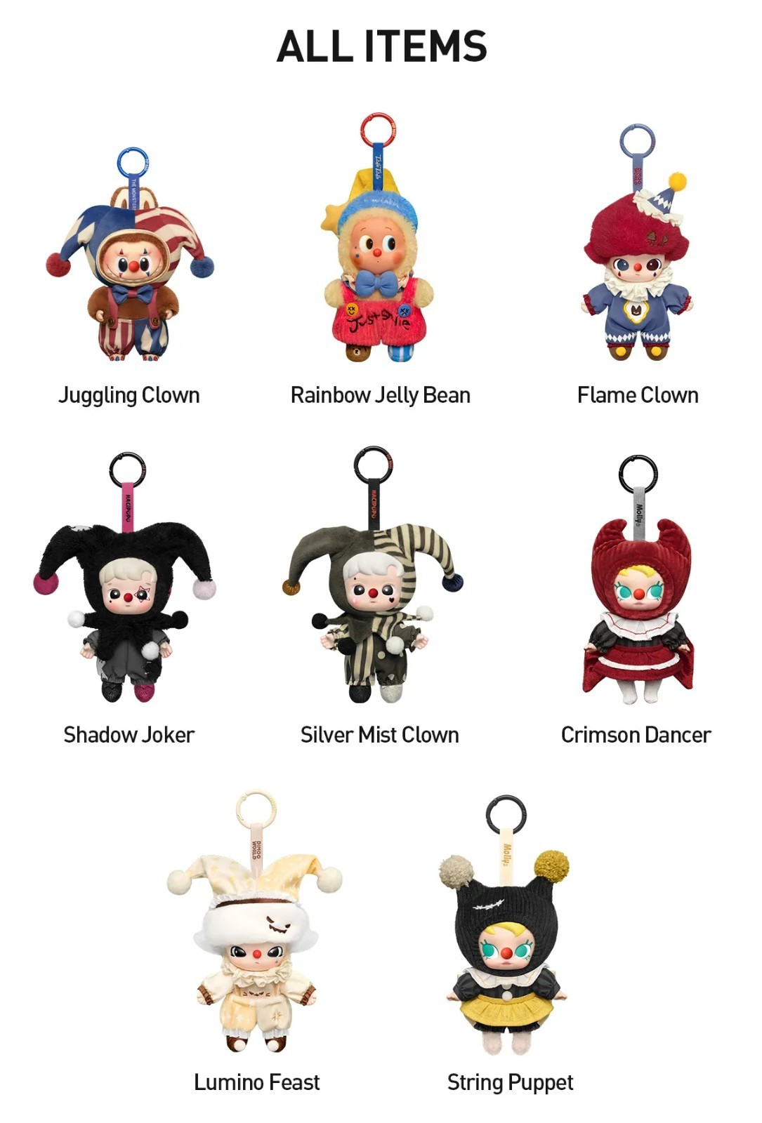 POP MART Why So Serious Series Vinyl Doll Pendant Confirmed Plush in OpenBox NEW