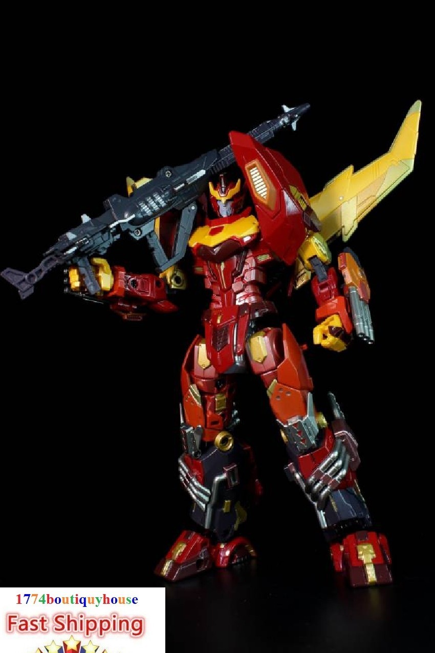 NEW AUTOBOT AT-01 Hot Rod Rodimus Repair Edition Transformation Alloy TOY USA 9″