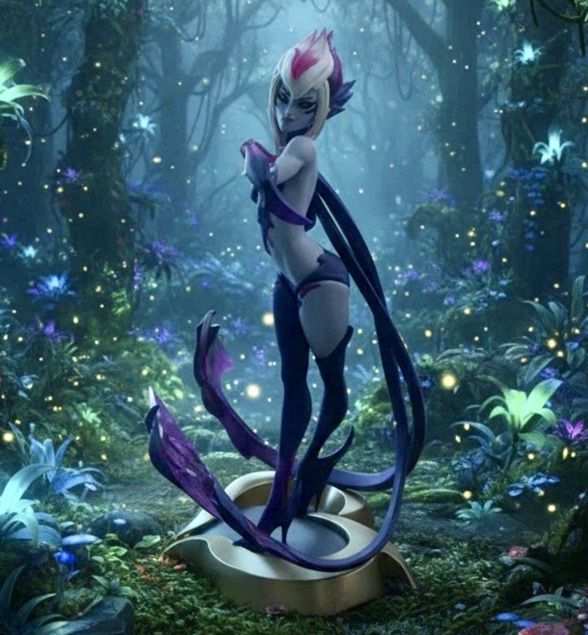 Official League of Legends Evelynn Unlocked Heart Base Statue #12 Riot Games