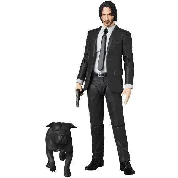 Maf No. 085 John Wick Chapter 2 With Dog Action Figure Collection Toy Gift PVC–
