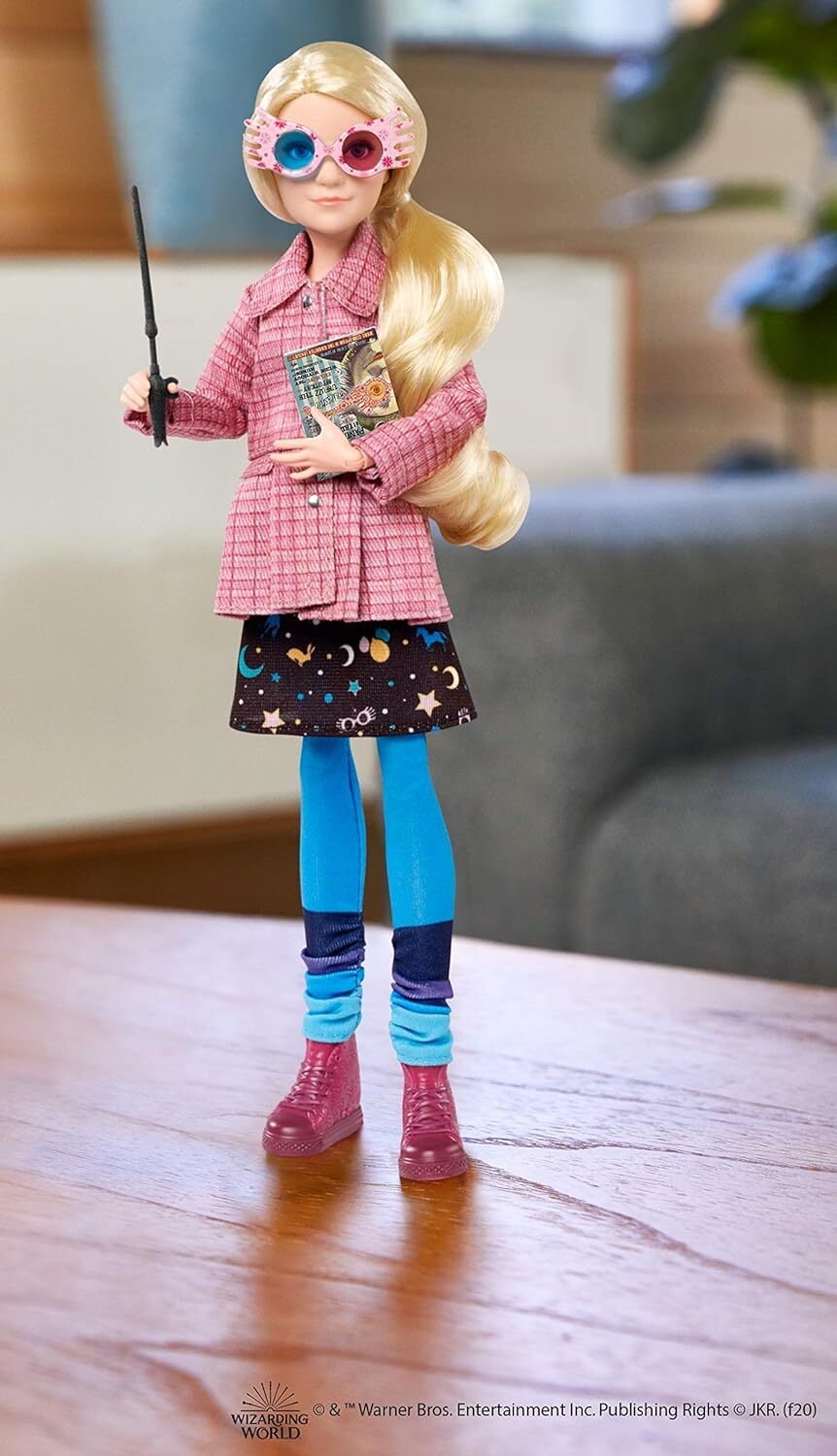 Harry Potter Luna Lovegood Doll With Accessories 6 Years And Up Collectible Toy