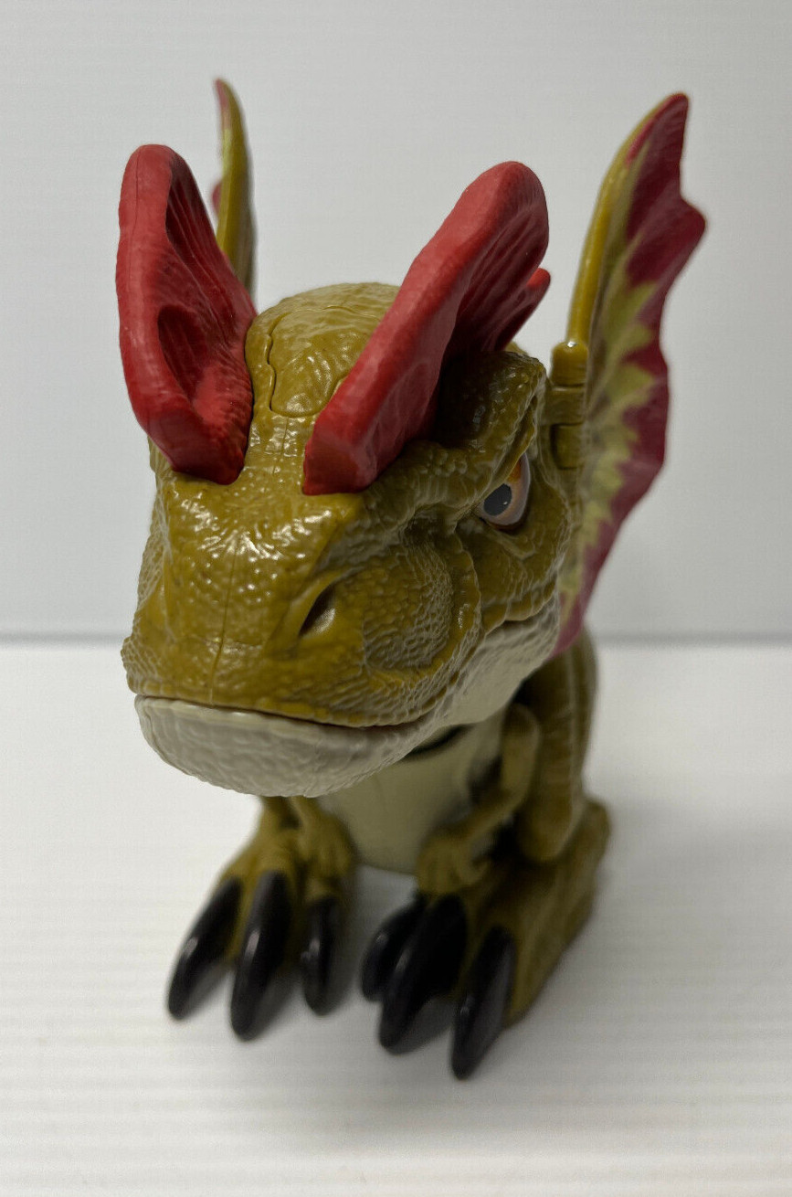 Jurassic World Dominion Uncaged Rowdy Roars & Wild Pop Up Dilophosaurus VIDEO