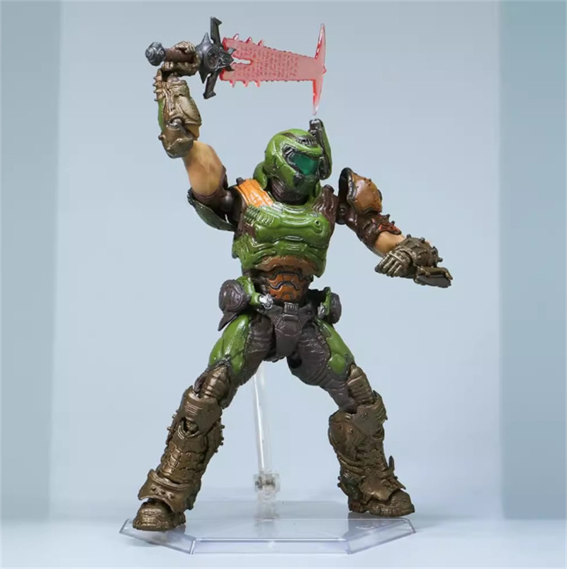 US! Figma SP-140 Doom Eternal Slayer PVC Action Figure Model Boxed Statue Gift