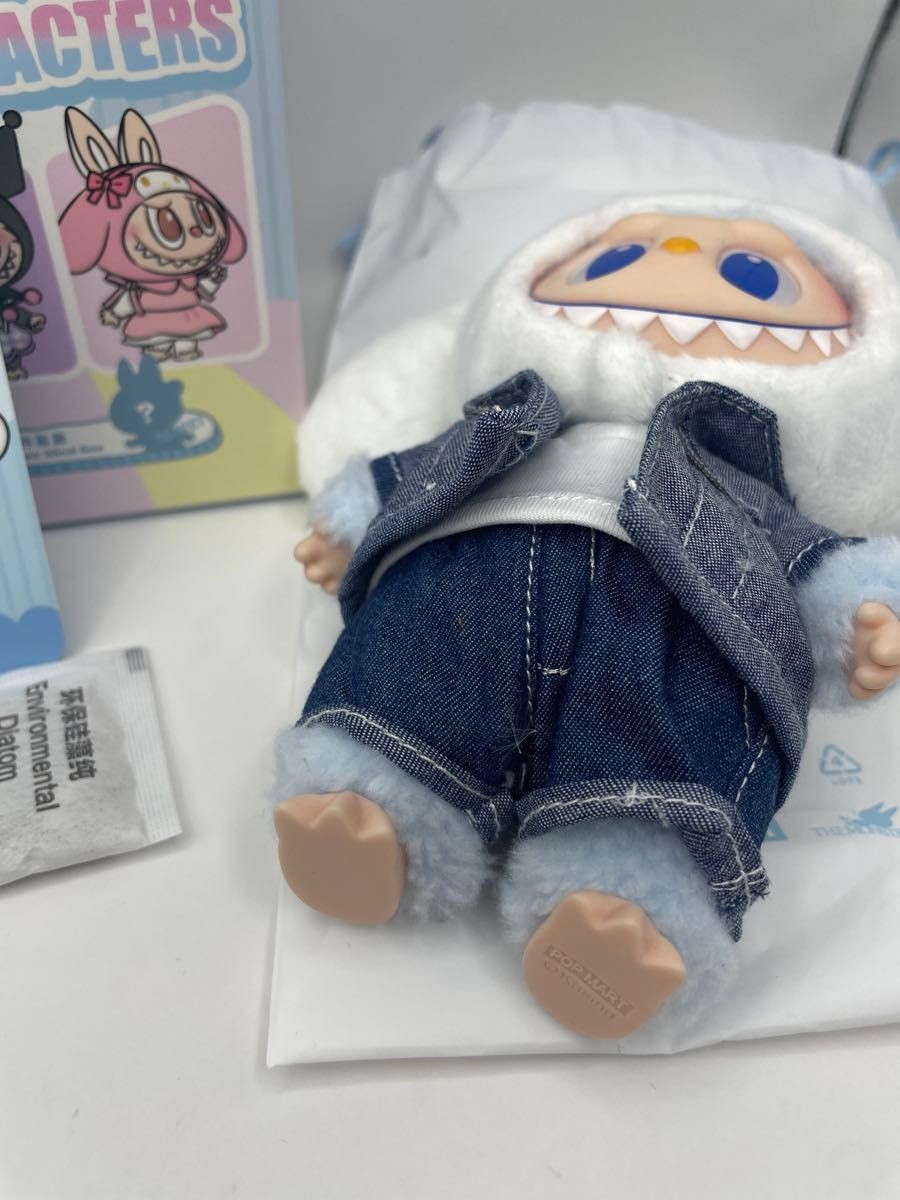 Pop Mart The Monsters x Sanrio Labubu Cinnamoroll Plush Doll Pendant New OpenBox