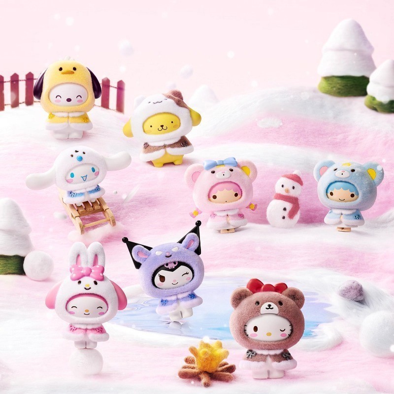 MINISO Sanrio Characters Small Cape Series Face Changing Blind Box Figure Toy