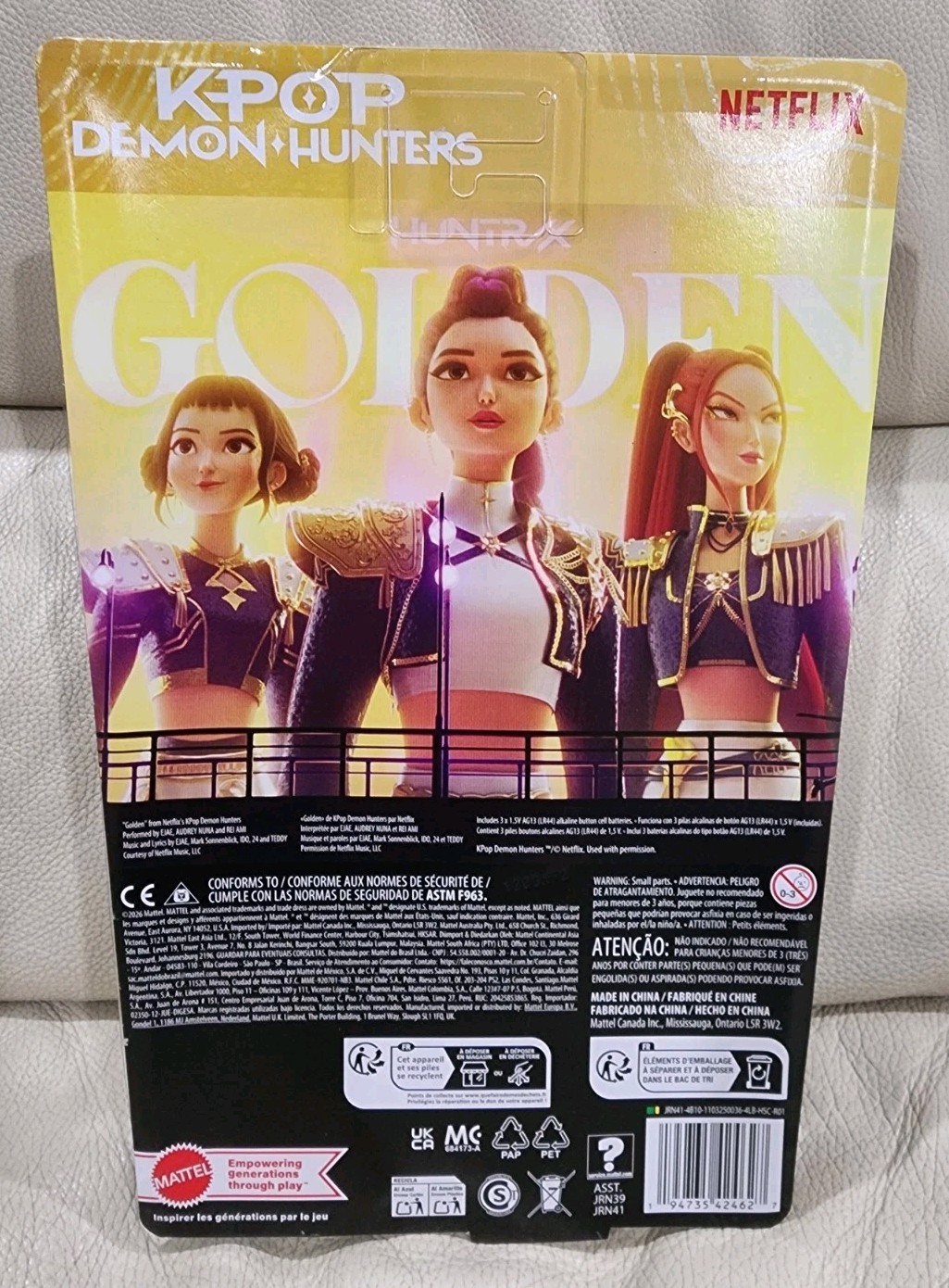 KPop Demon Hunters HUNTR/X MIRA Singing Doll «Golden» Brand New IN-HAND