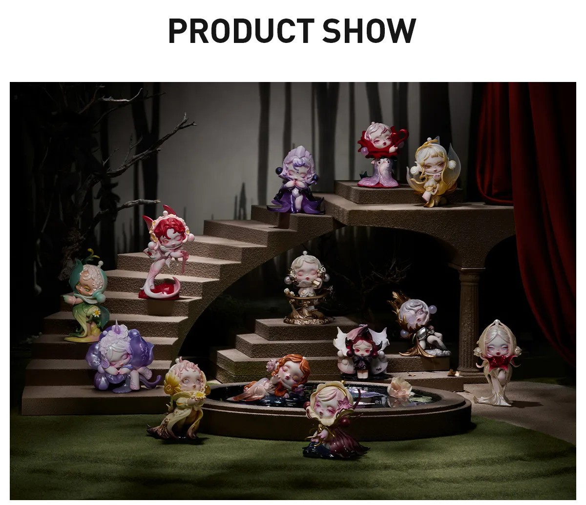 POP MART x Skullpanda Petals In Four Acts Series Confirmed Figure in Open Box