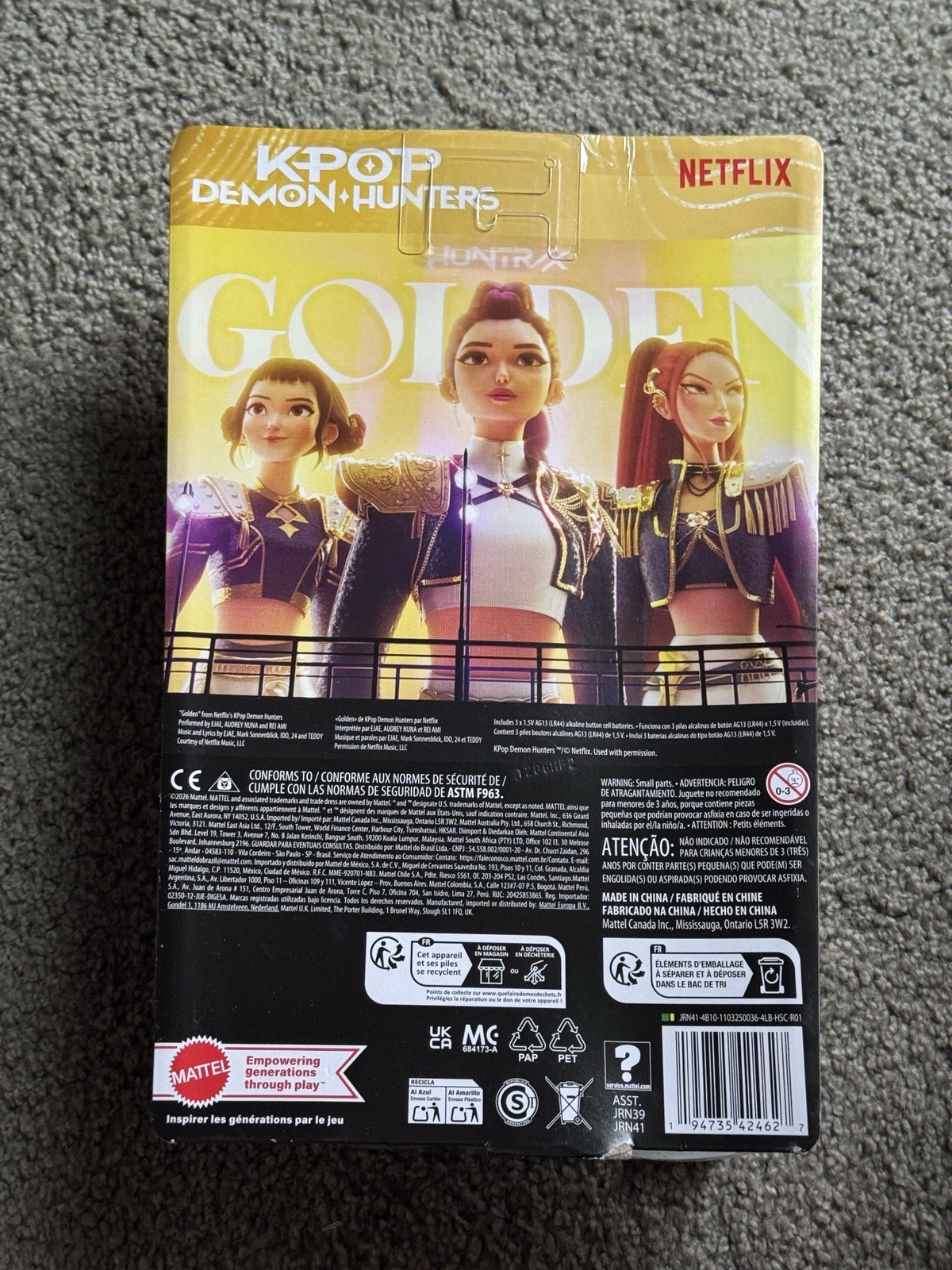 Mattel K-POP Demon Hunters Anime Mira Fashion Girl Singing 11″ Doll New READ