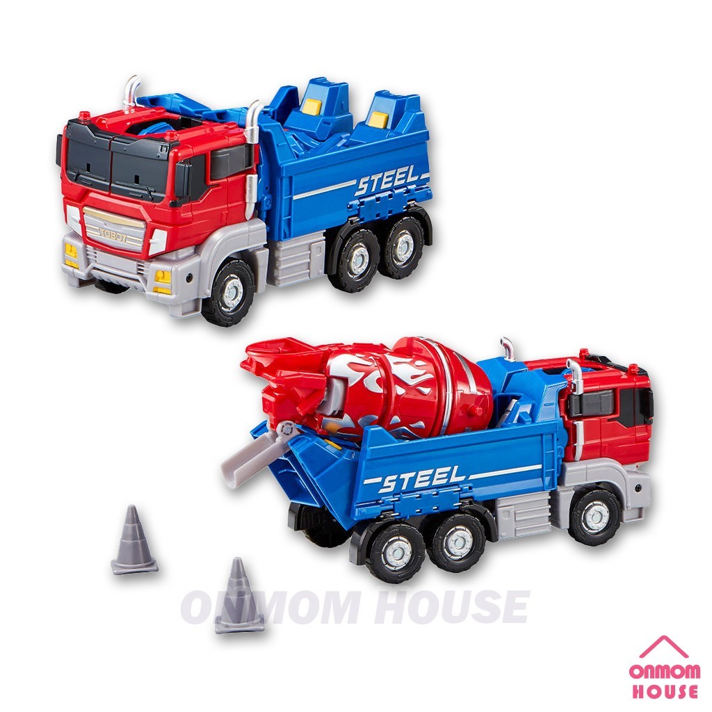 Tobot HEAVY METAL 3-in-1 Transforming Robot Figure heavy equipment Korean Toy