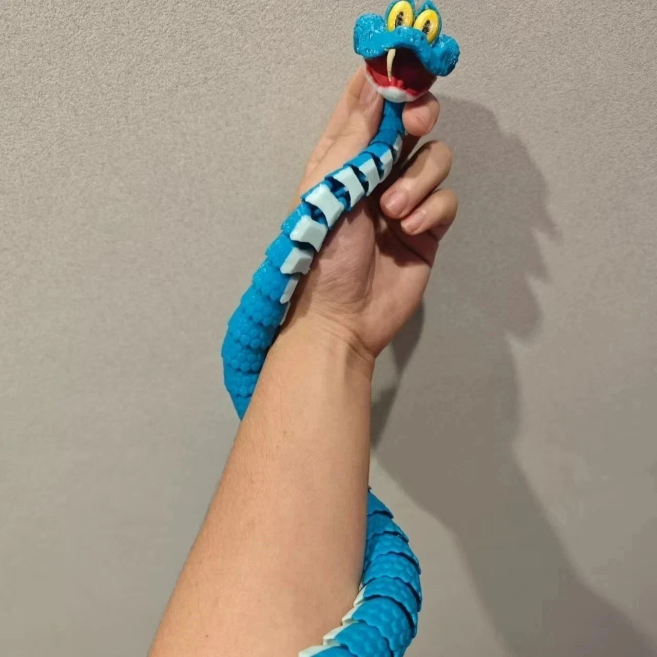 60cm Gary Snake: Disney Zootopia 2 Articulated Simulation Toy Snake, 3d Printed*