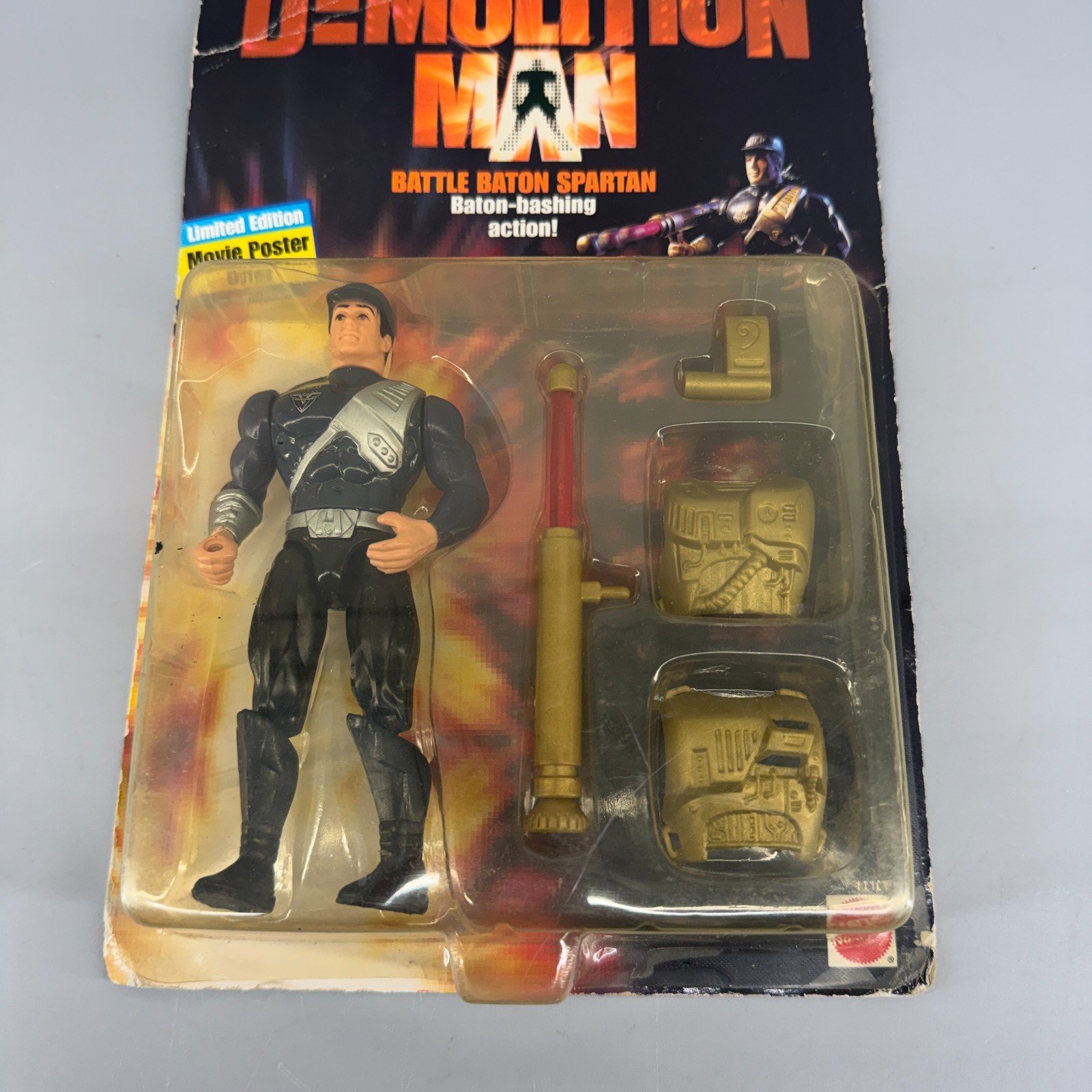 Demolition Man Battle Baton John Spartan 1993 Action Figure New