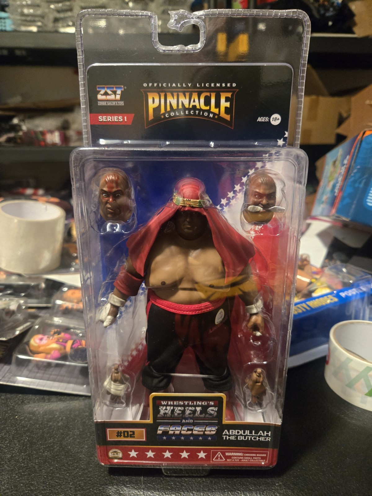 Pinnacle Collection Series 1 Abdullah the Butcher Action Figure #02 New & Sealed