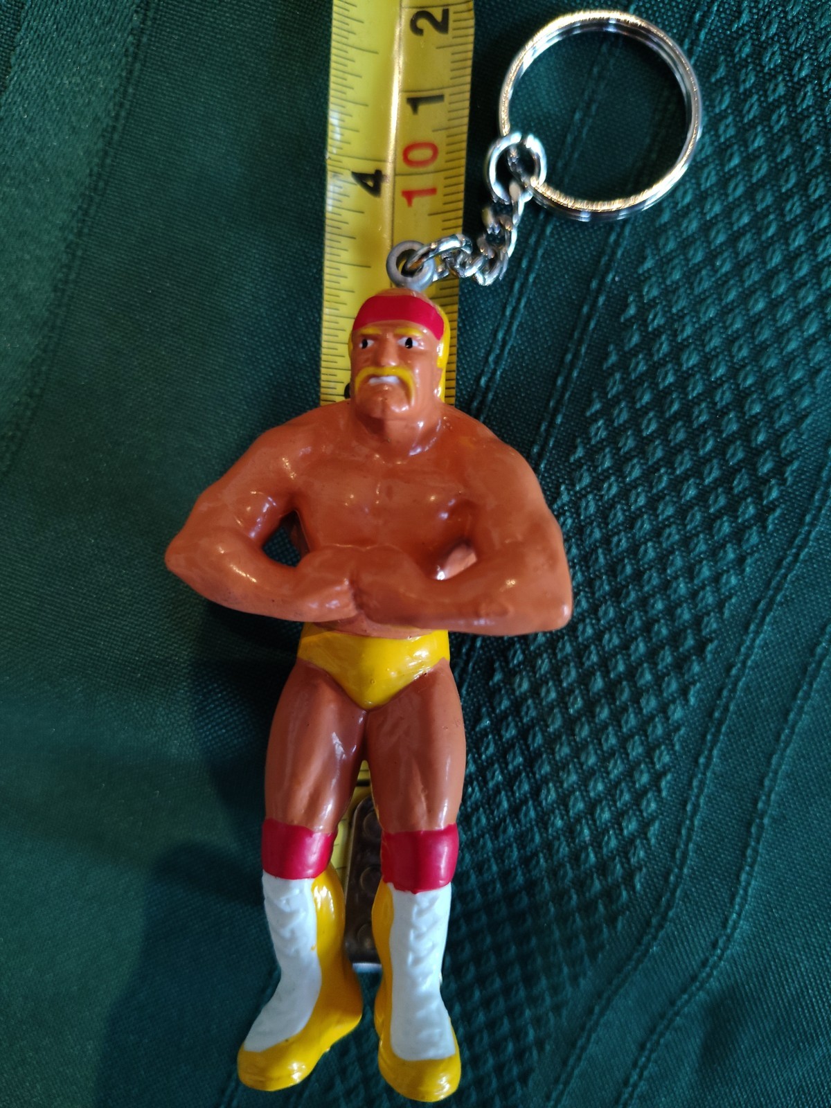 1990 Titan Sports Inc. Hulk Hogan Keychain New 3 1/4″