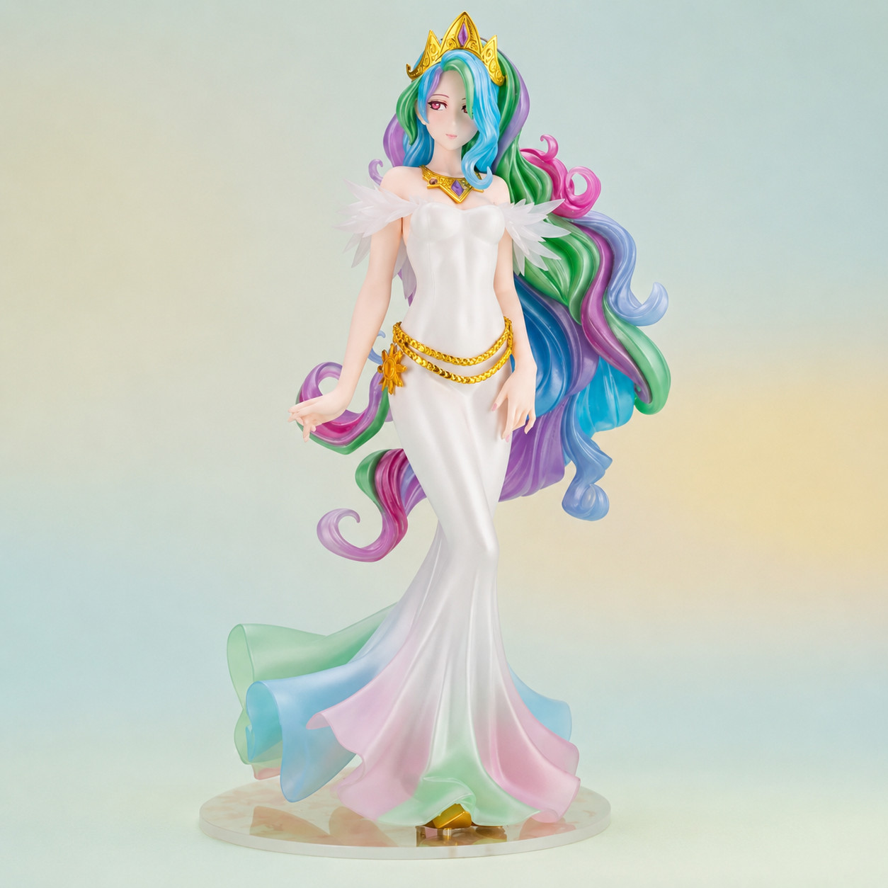 25cm My Little Pony Celestia, Twilight, Pinkie Pie & Rarity PVC Collectible Figu