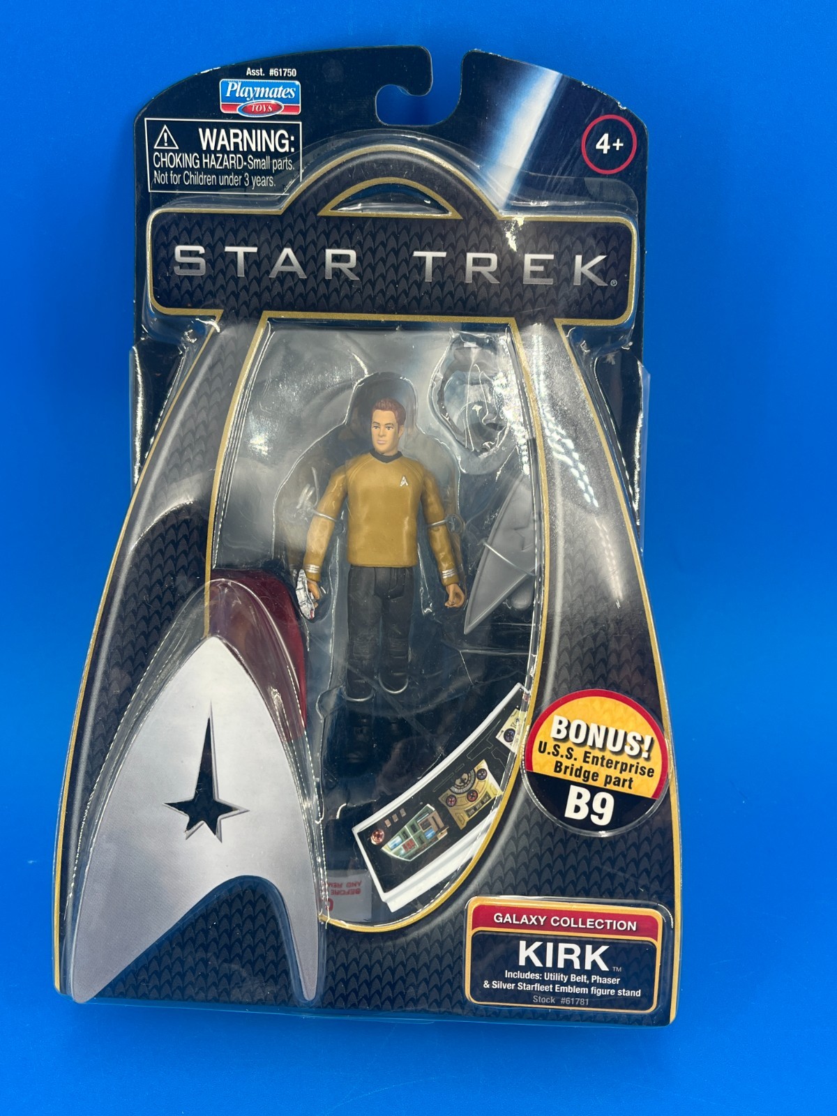 2009 Star Trek Galaxy Collection LOT 7 Figures Playmates Kirk Spock MOC