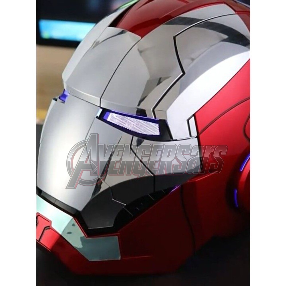 Iron Man Helmet Autoking MK5 1/1 Voice-controlled Transform Mask Cosplay Prop