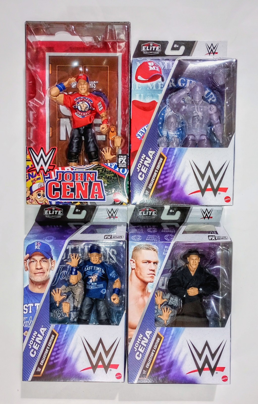 WWE John Cena LOT Farewell Tour, Can’t See Me, Last Time & Black Coat Exclusives