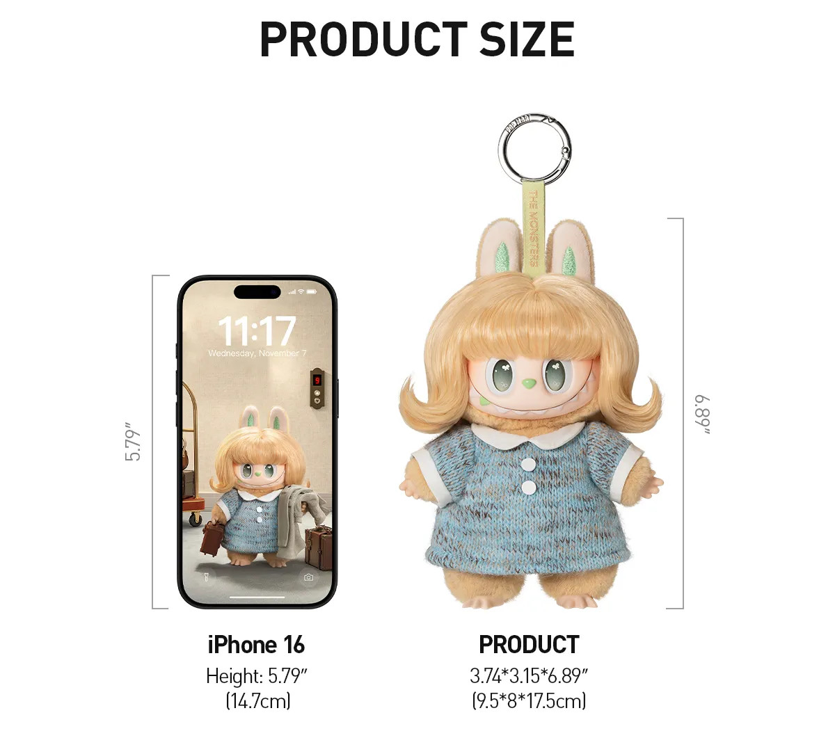 POP MART THE MONSTER Hair Salon Series Vinyl Plush Pendant – US PRE SALE