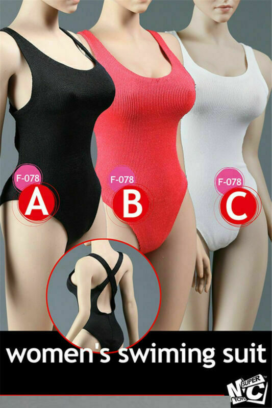 SUPERMCTOYS F-078 1/6 Sexy Woman Swimsuit Underwear Clothes Set F12” Body