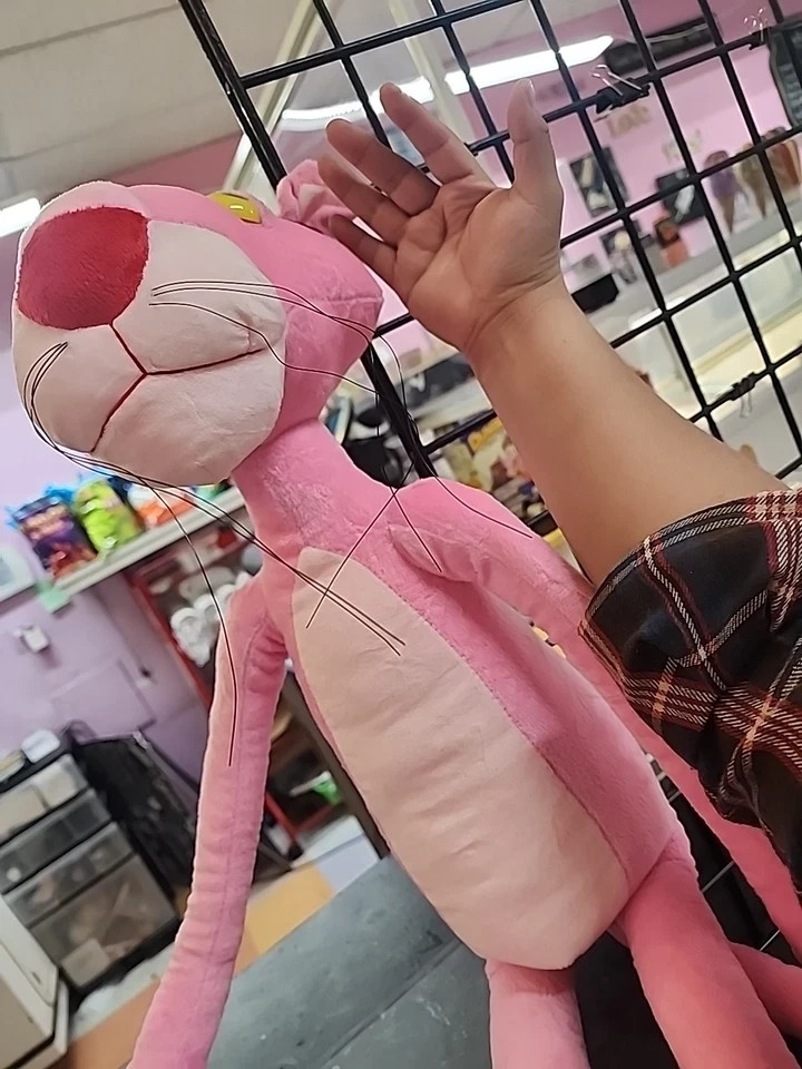 60cm~180cm Pink Panther Plush Doll Toys Kawaii Peluche Pantera Rosa Adorable KO