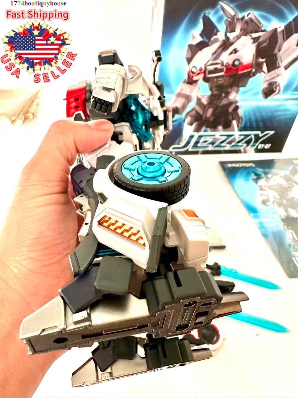 New in box Transformation BingoToys BT-07 BT07 Autobot JEZZY ALLOY 7.9″ USA