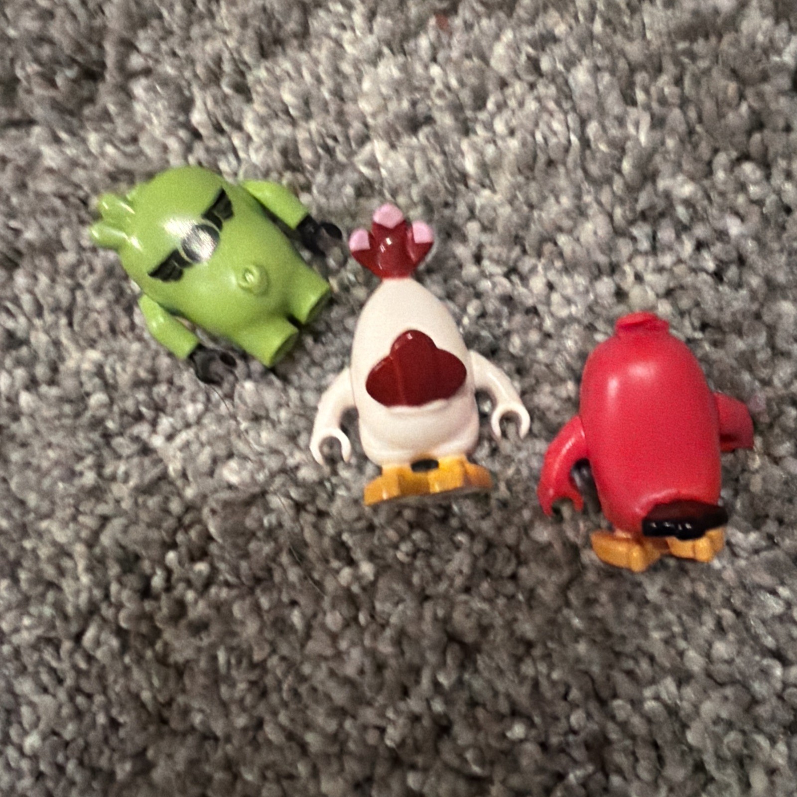Angry Birds Lego Mini Figure Set Red Bird White Bird Pig Multicolor