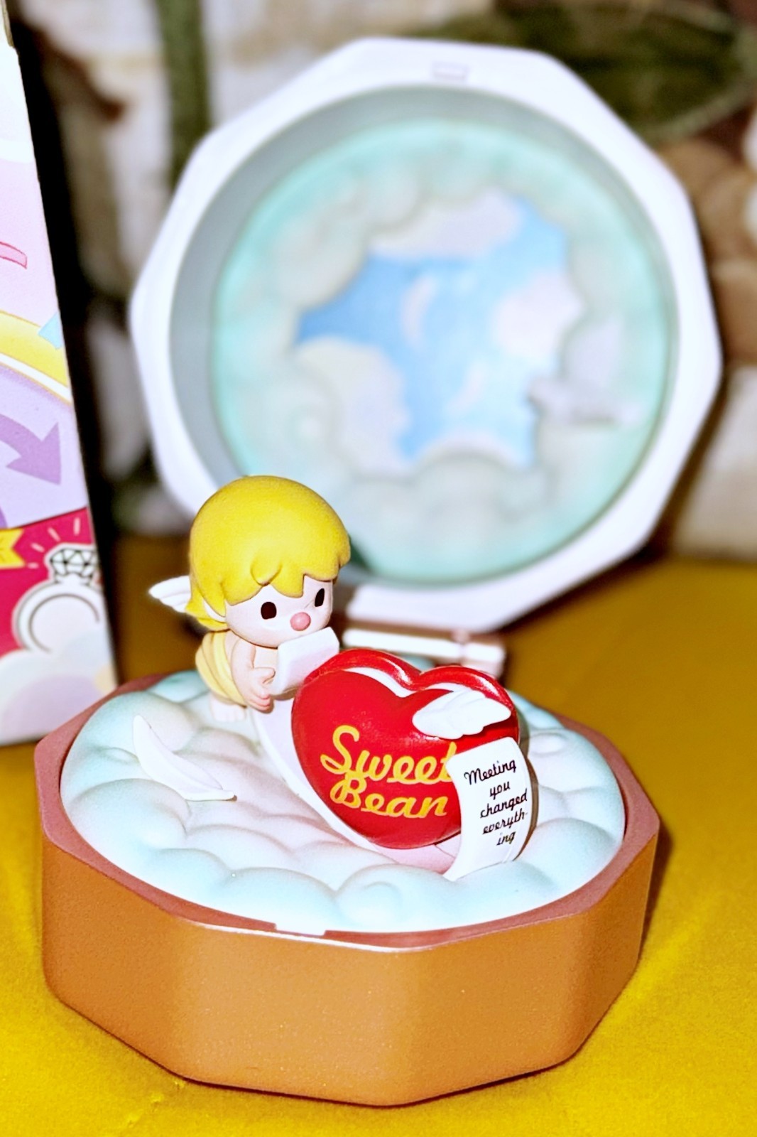 POP MART Romantic Ring Box Sweet Bean Locked-In Labubu Toy Figure Collect