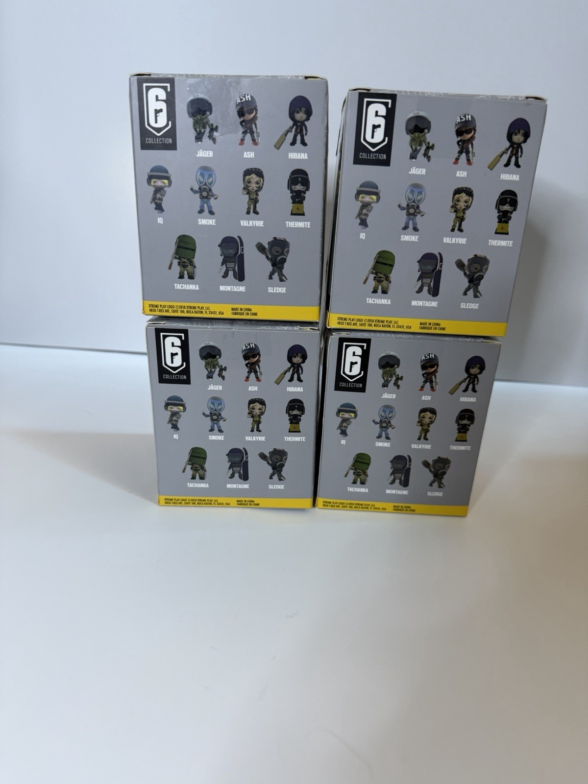Rainbow Six Siege Extreme Play Figure Collection Series 1 Lot Of 4 New Sealed