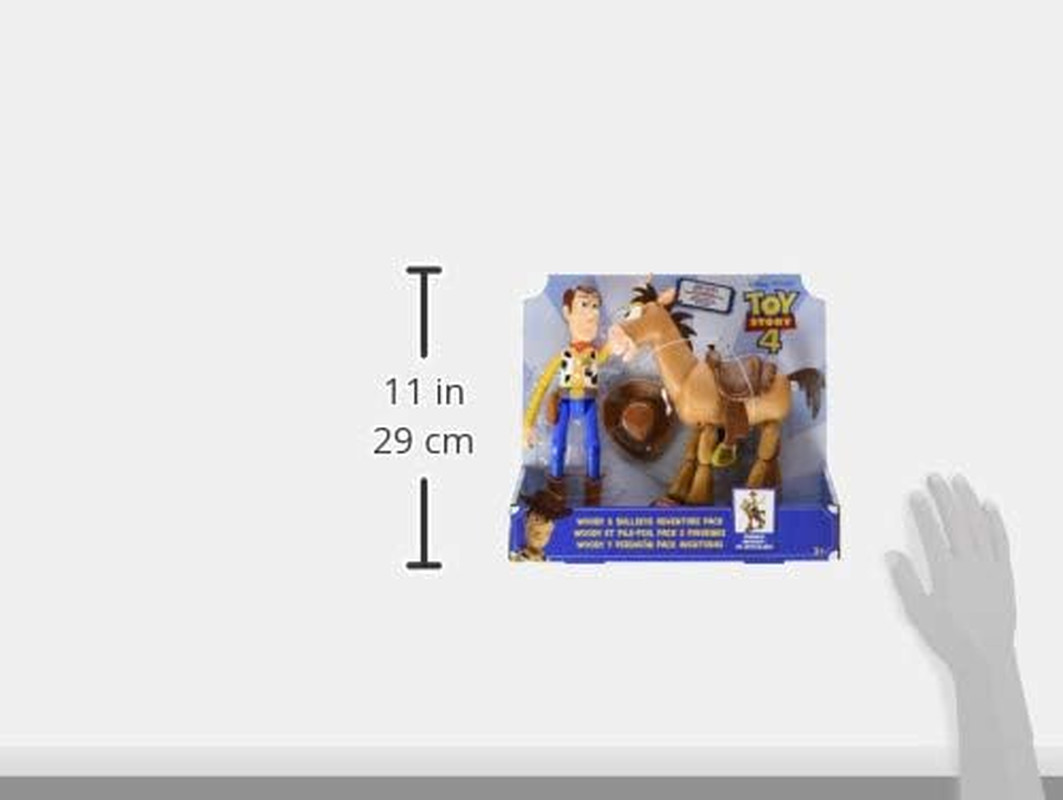 Disney Pixar’S Toy Story 4 Woody and Buzz Lightyear 2-Character Pack, Movie-Insp