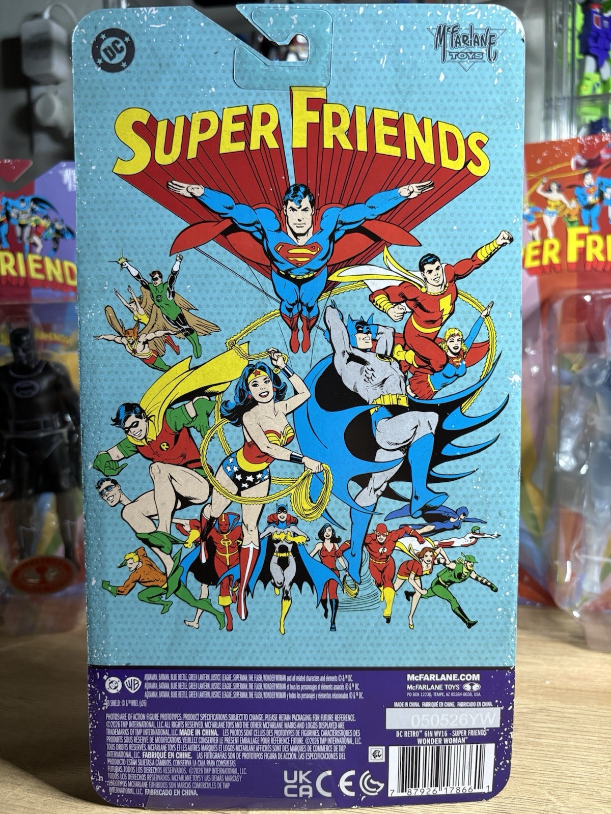 McFarlane DC Super Friends Wonder Woman, Batman Superman Platinum 2026 *Hand
