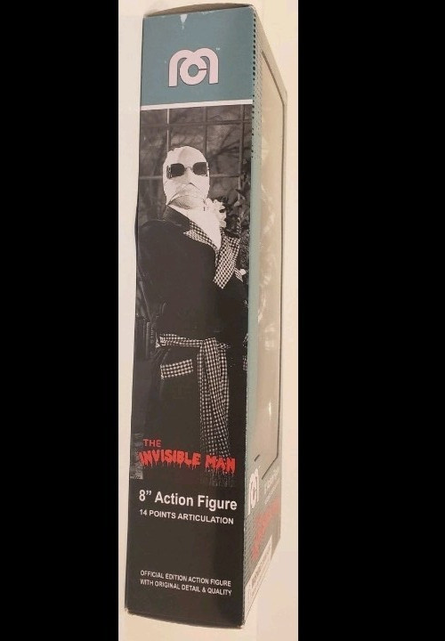 Mego Horror The Invisible Man 8″ Action Figure Window BOX «NEW»